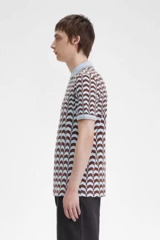 Polo para hombre con estampado llamativo