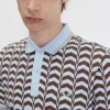 Polo para hombre con estampado llamativo Polo para hombre con estampado llamativo