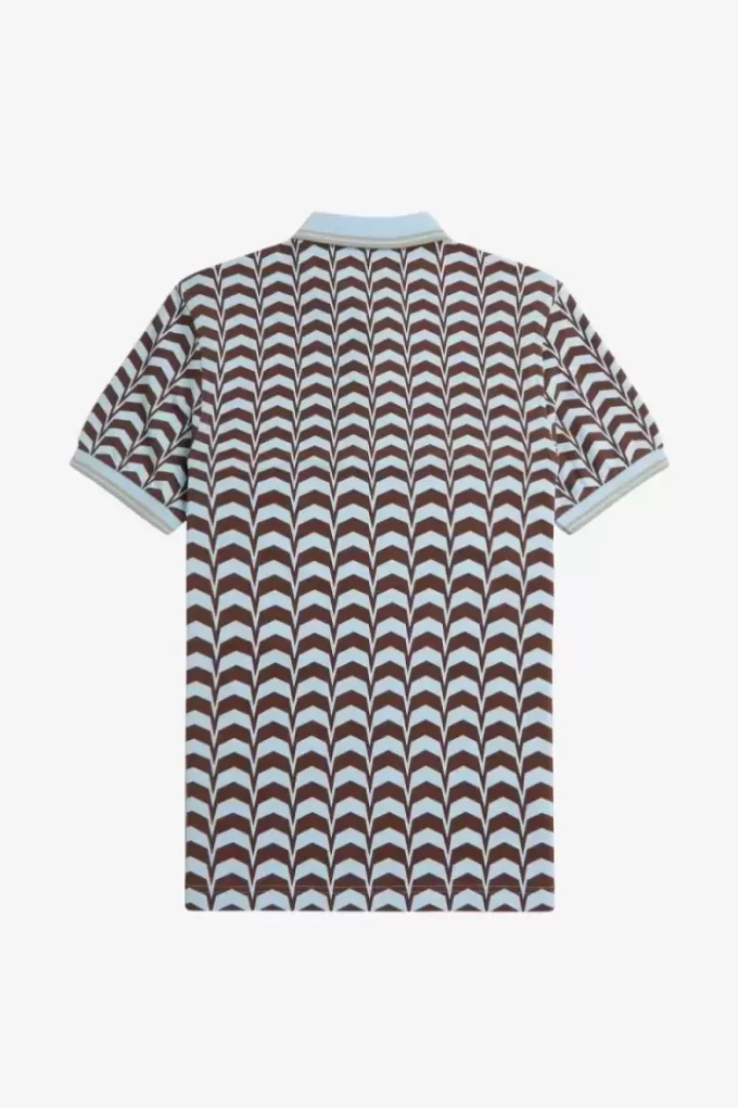 Polo para hombre con estampado llamativo Polo para hombre con estampado llamativo