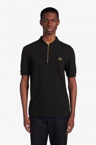 Polos con cuello con cremallera