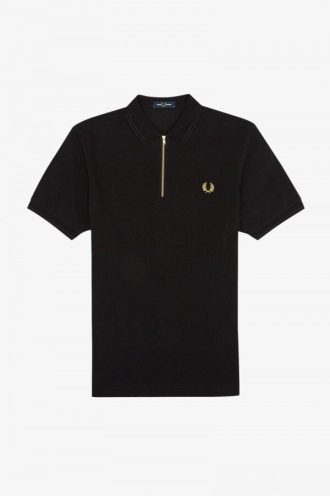 Polos con cuello con cremallera