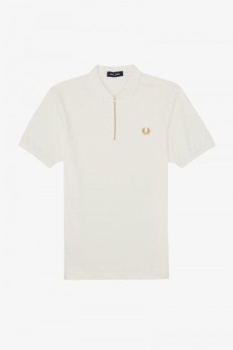 Polos con cuello con cremallera