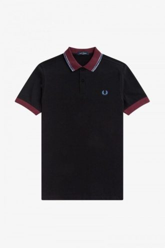 Polos con ribete de teñido espacial