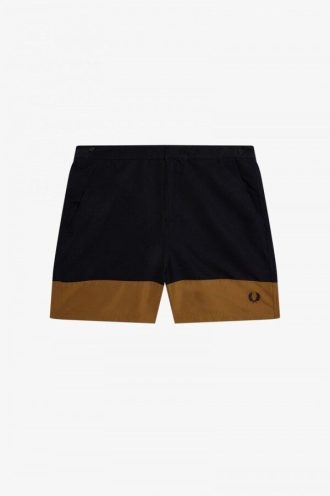 Shorts de baño con bloques de color