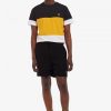 Shorts de baño con paneles de contraste