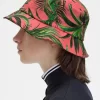 Sombreros tipo cubo con estampado de palmeras para mujer