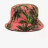 Sombreros tipo cubo con estampado de palmeras para mujer
