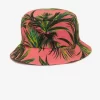 Sombreros tipo cubo con estampado de palmeras para mujer