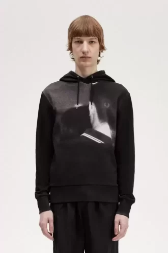 Sudadera con capucha gráfica Rave para hombre