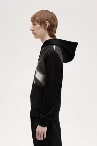 Sudadera con capucha gráfica Rave para hombre