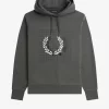 Sudadera con capucha y diseño de corona de laurel para hombre Sudadera con capucha y diseño de corona de laurel para hombre
