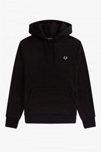 Sudadera con capucha y estampado de corona de laurel