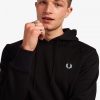 Sudadera con capucha y estampado de corona de laurel