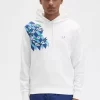 Sudadera con capucha y estampado de corona de laurel para hombre Sudadera con capucha y estampado de corona de laurel para hombre