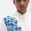 Sudadera con capucha y estampado de corona de laurel para hombre Sudadera con capucha y estampado de corona de laurel para hombre