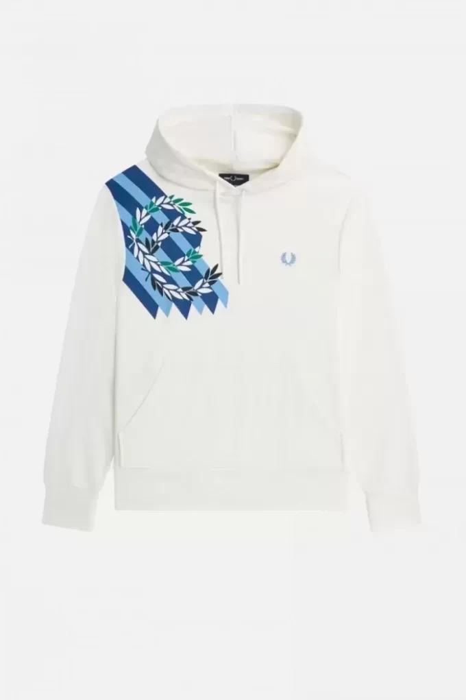 Sudadera con capucha y estampado de corona de laurel para hombre Sudadera con capucha y estampado de corona de laurel para hombre