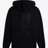 Sudadera con capucha y parche estampado
