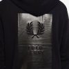 Sudadera con capucha y parche estampado