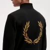 Sudadera con media cremallera y doble gráfico para hombre Sudadera con media cremallera y doble gráfico para hombre