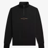 Sudadera con media cremallera y doble gráfico para hombre Sudadera con media cremallera y doble gráfico para hombre
