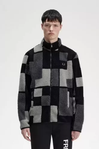 Sudadera polar Pixel Borg para hombre