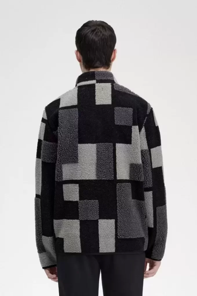 Sudadera polar Pixel Borg para hombre