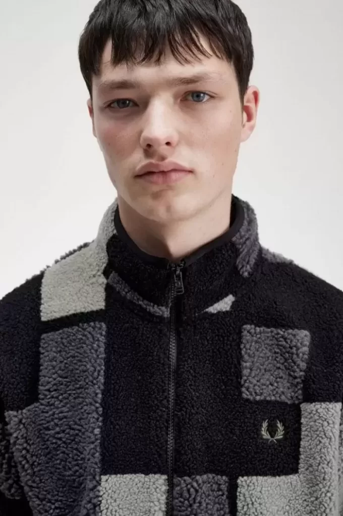 Sudadera polar Pixel Borg para hombre