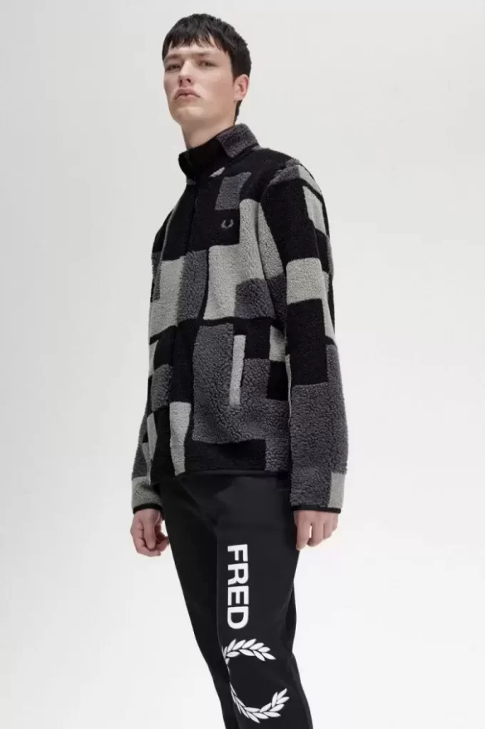 Sudadera polar Pixel Borg para hombre