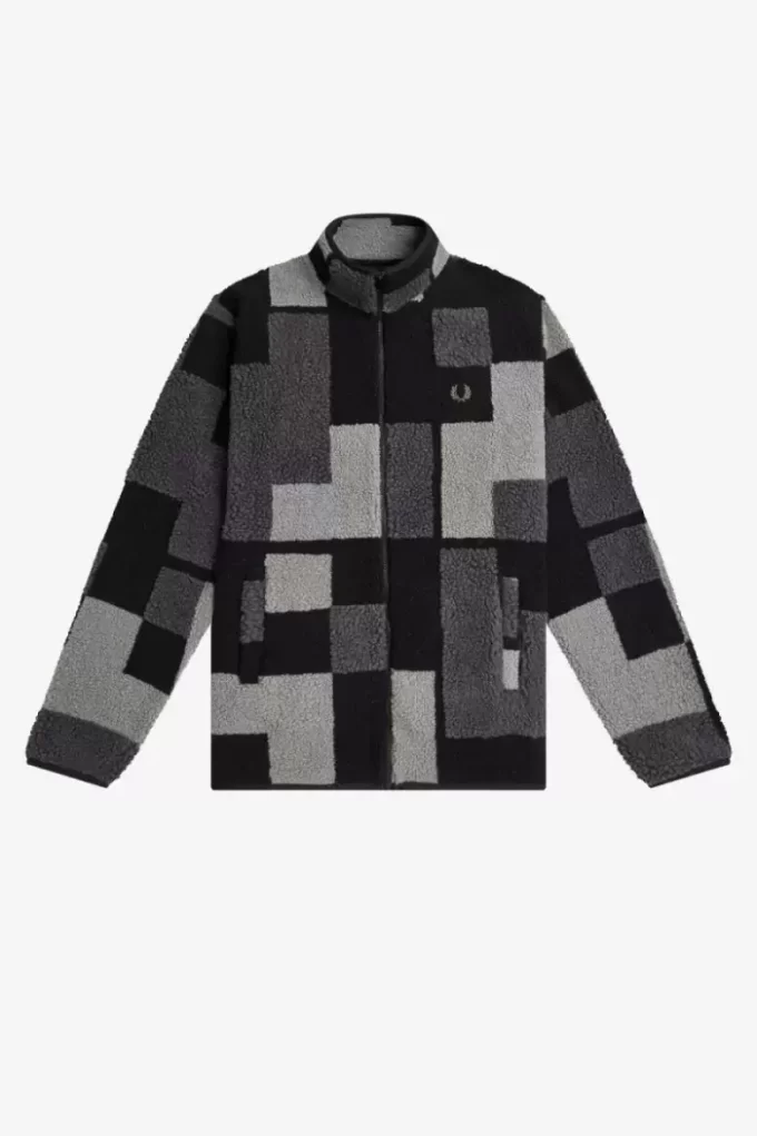 Sudadera polar Pixel Borg para hombre