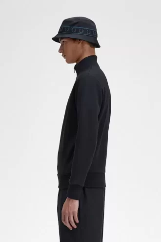 Sudaderas bordadas con media cremallera para hombre