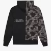 Sudaderas con capucha y cremallera en contraste para hombre