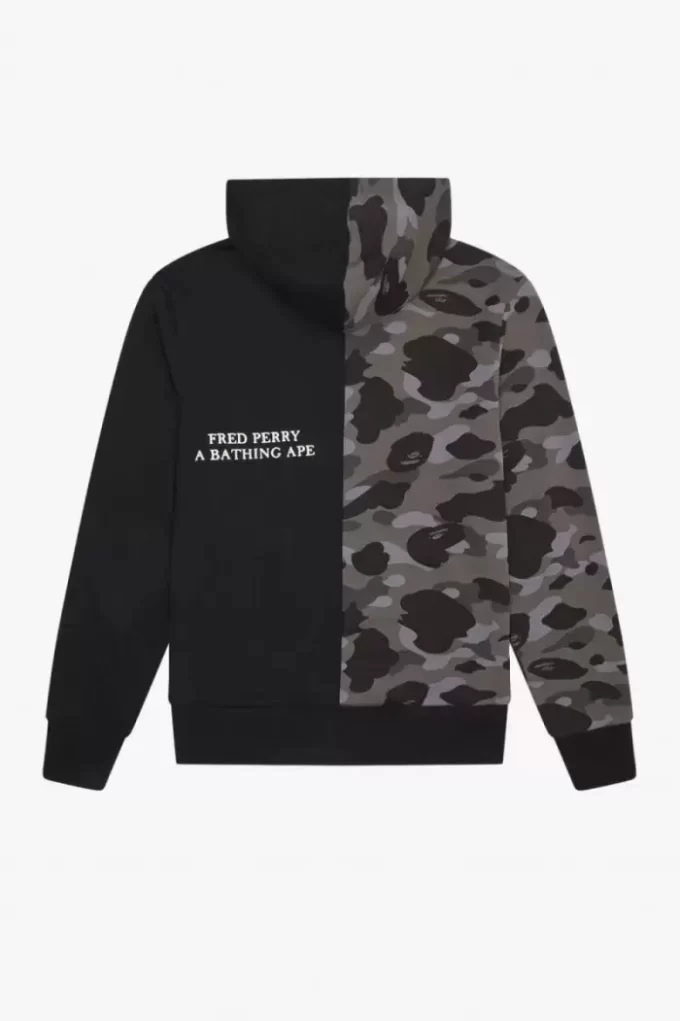 Sudaderas con capucha y cremallera en contraste para hombre