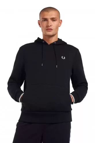 Sudaderas con capucha y ribete para hombre