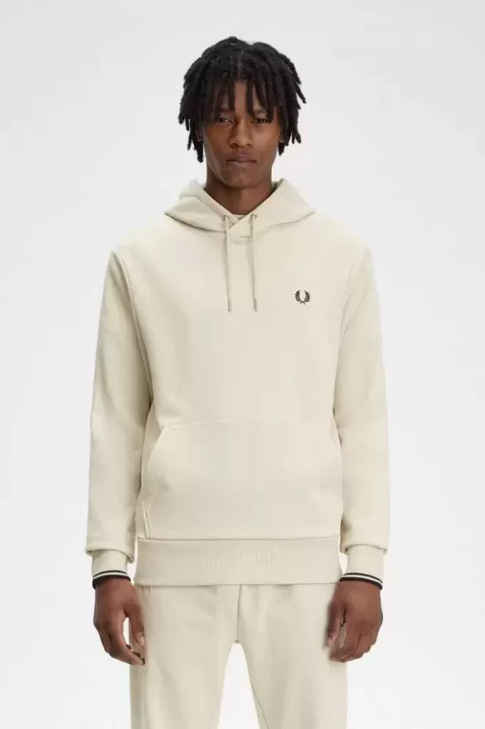 Sudaderas con capucha y ribete para hombre