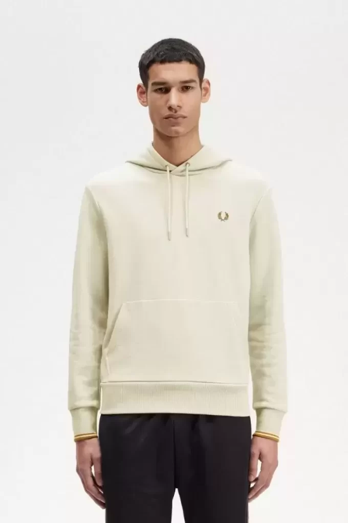 Sudaderas con capucha y ribete para hombre
