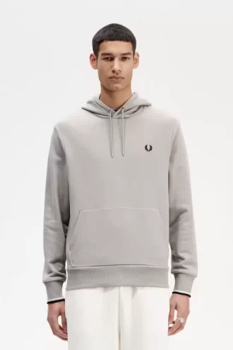 Sudaderas con capucha y ribete para hombre
