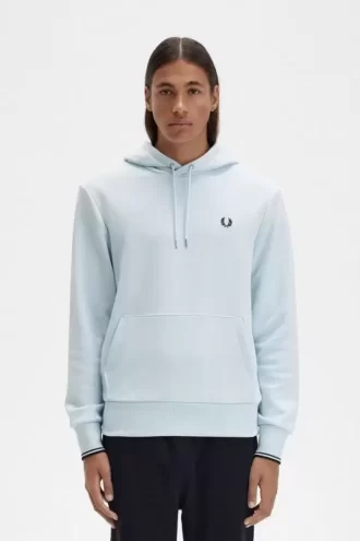 Sudaderas con capucha y ribete para hombre