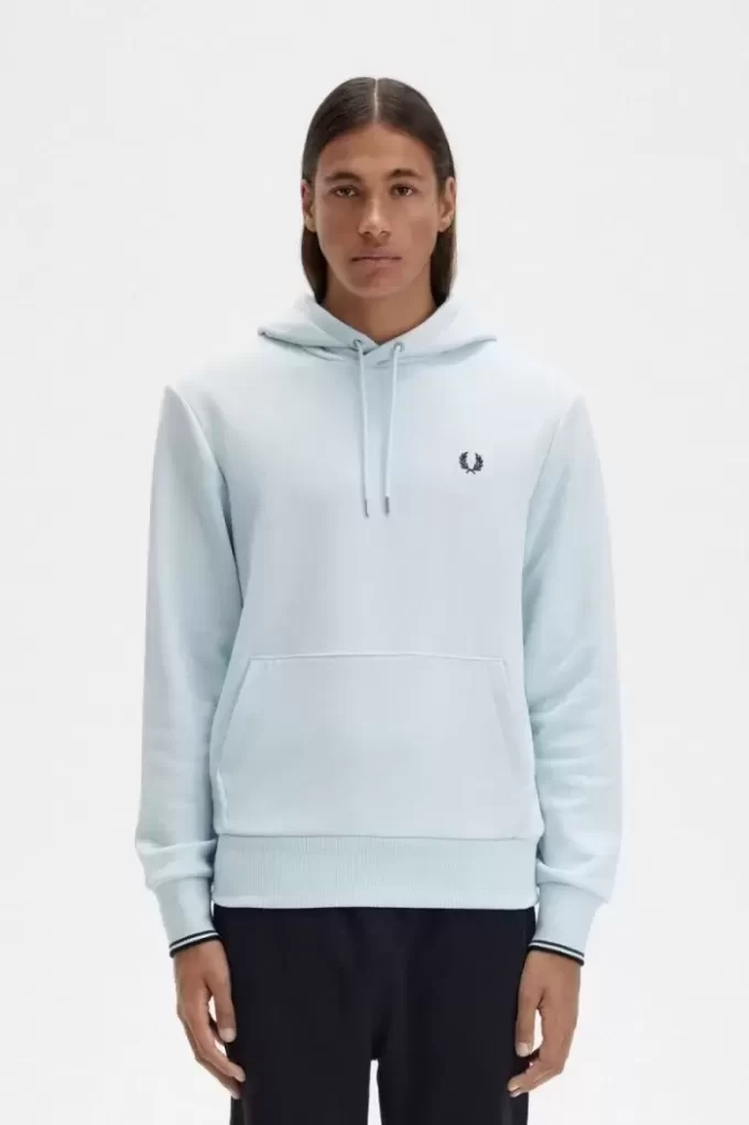Sudaderas con capucha y ribete para hombre