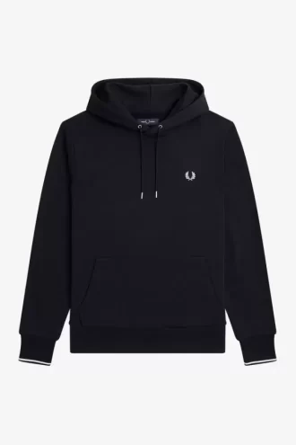Sudaderas con capucha y ribete para hombre