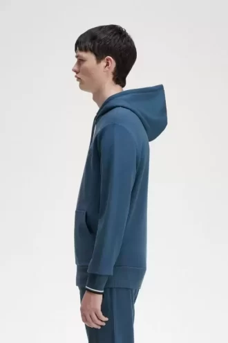 Sudaderas con capucha y ribete para hombre
