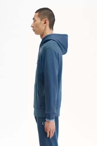 Sudaderas con capucha y ribete para hombre
