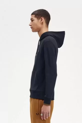 Sudaderas con capucha y ribete para hombre