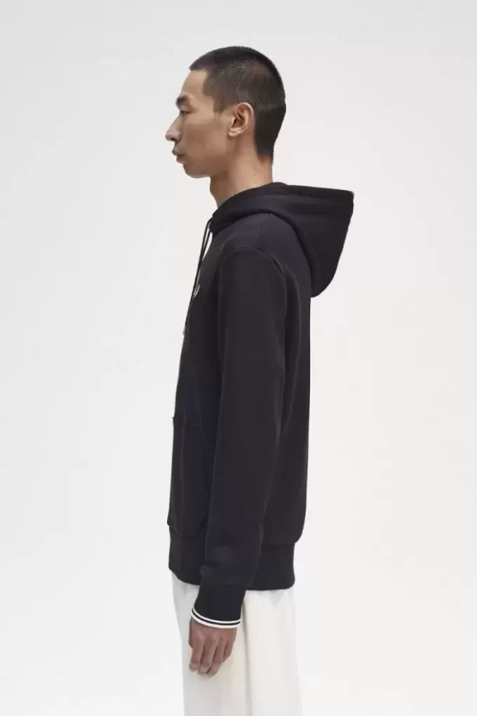 Sudaderas con capucha y ribete para hombre