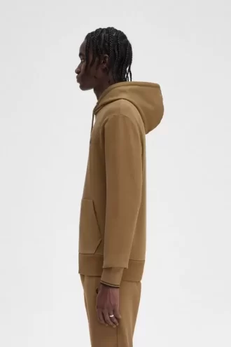 Sudaderas con capucha y ribete para hombre