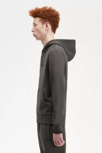 Sudaderas con capucha y ribete para hombre