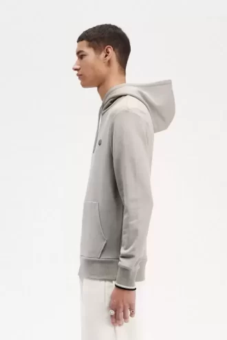 Sudaderas con capucha y ribete para hombre