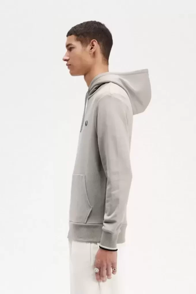 Sudaderas con capucha y ribete para hombre