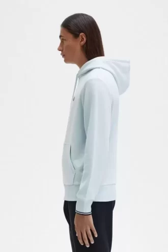 Sudaderas con capucha y ribete para hombre
