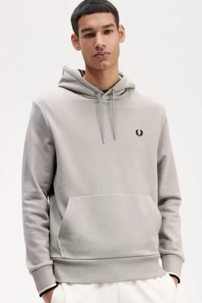 Sudaderas con capucha y ribete para hombre