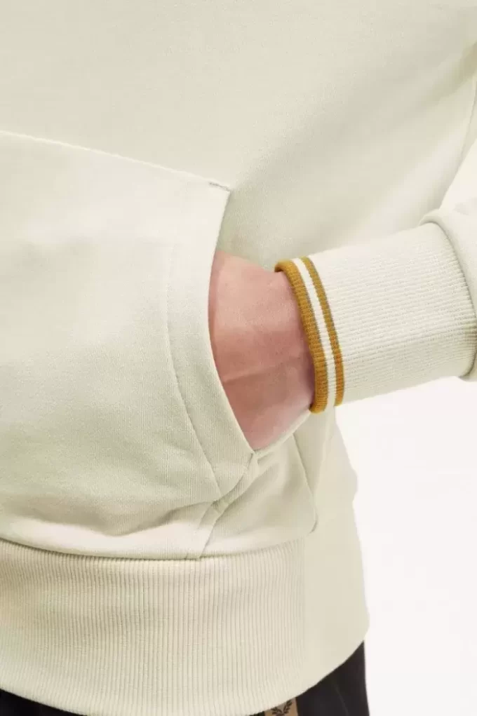 Sudaderas con capucha y ribete para hombre